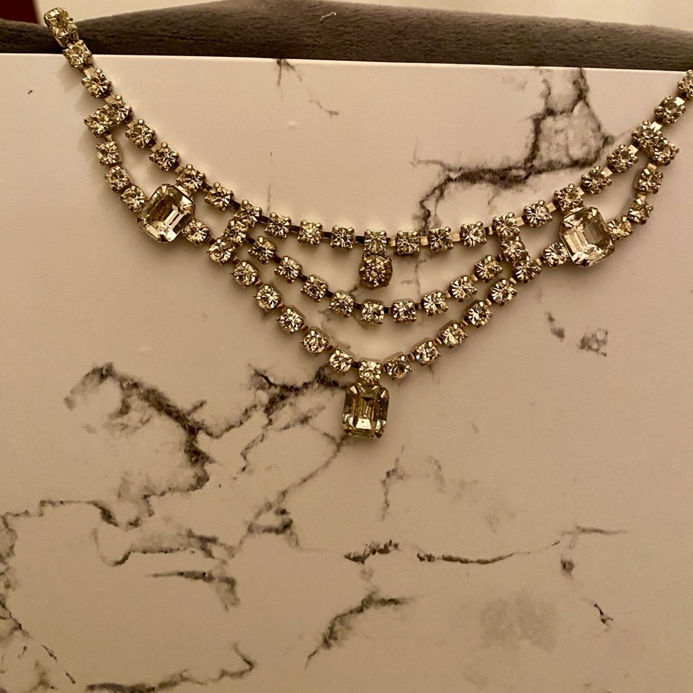 Rhinestone necklace